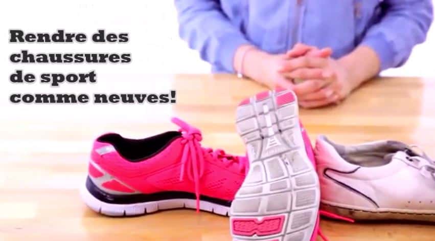 Le secret pour rendre vos chaussures de sport comme neuves!